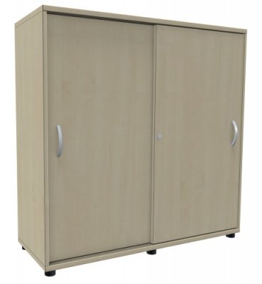 Schiebetürenschrank TEN 3 OH, 120 cm Ahorn