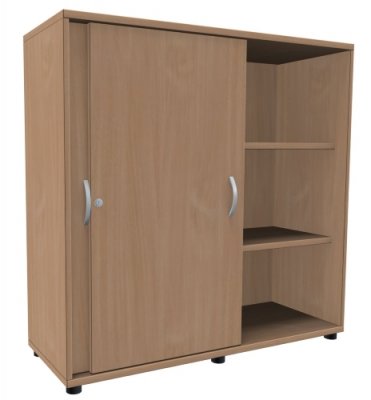 Schiebetürenschrank TEN 3 OH, 120 cm Buche