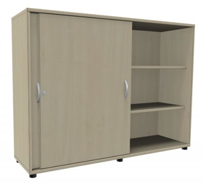 Schiebetürenschrank TEN 3 OH, 160 cm Ahorn