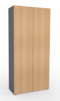 Aktenschrank Master 100 cm breit Grafit/Eiche