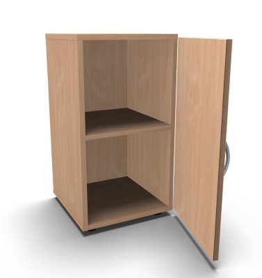 Aktenschrank Mega 2 OH 40 cm breit Buche