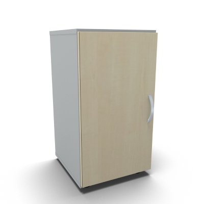 Aktenschrank Mega 2 OH 40 cm breit Lichtgrau Ahorn
