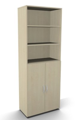 Schrank Mega 6 OH 80 cm breit Türen 3 OH Ahorn