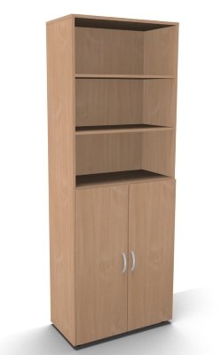 Schrank Mega 6 OH 80 cm breit Türen 3 OH Buche