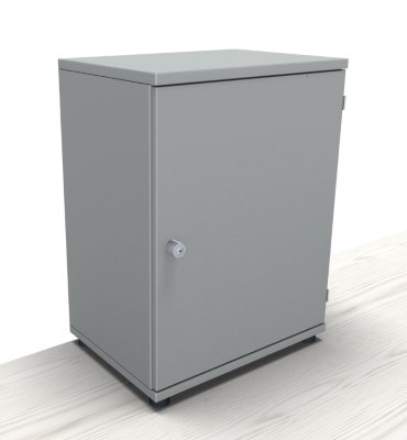 Aktenschrank TEN 2 Ordnerhöhen 60 cm Schloss links Lichtgrau