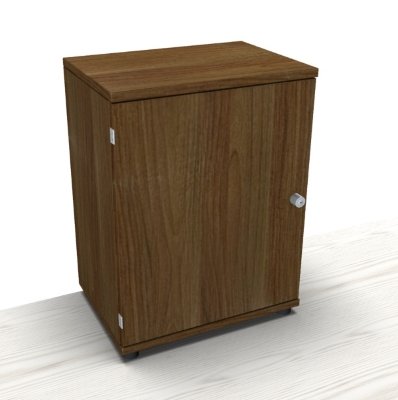 Aktenschrank TEN 2 Ordnerhöhen 60 cm Schloss rechts Nussbaum