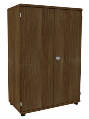 Aktenschrank TEN 3 Ordnerhöhen 80 cm breit Nussbaum
