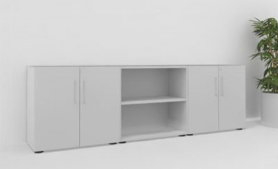 Sideboard VH15 240 cm breit Lichtgrau