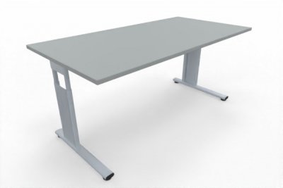 Schreibtisch Mega 160 x 80 cm Lichtgrau