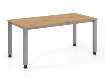 Schreibtisch mit Vierfußgestell 160x80 cm Asteiche