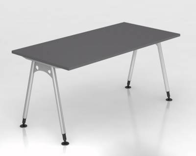 Schreibtisch Aalen 160x80 cm Grafit