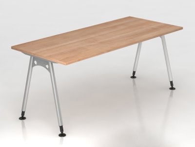 Schreibtisch Aalen 180 cm Nussbaum
