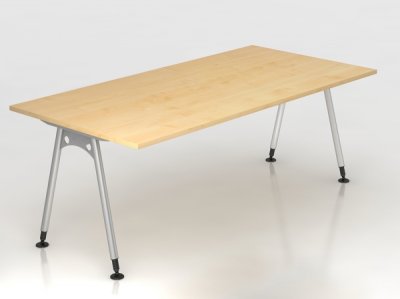 Schreibtisch Aalen 200 cm Ahorn