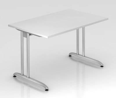 Schreibtisch Berlin 120 cm Weiss