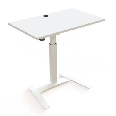 Steh-Sitz-Tisch CSW 100x60 cm elektrisch höhenverstellbar Weiß