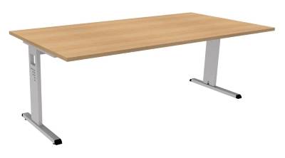 Schreibtisch 200 x 100 cm Eiche