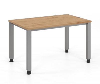 Schreibtisch 120x80 cm mit Vierfußgestell Dekor Asteiche