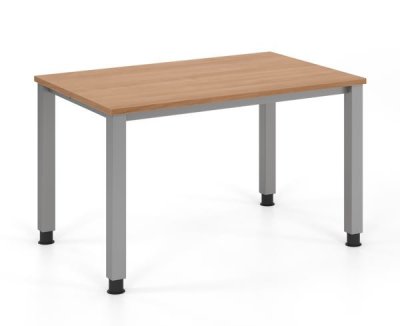 Schreibtisch 120x80 cm mit Vierfußgestell Dekor Nussbaum