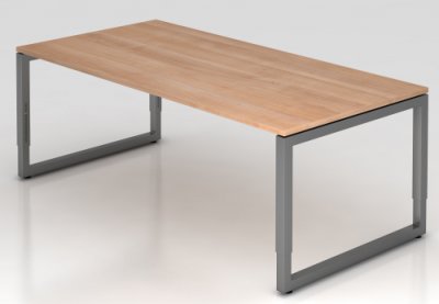 Schreibtisch Riesa 200x100 cm Nussbaum
