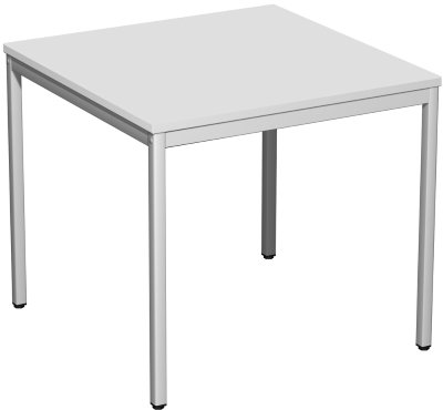 Schreibtisch SIX 80cm Lichtgrau