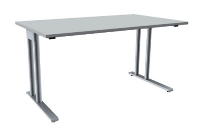 Schreibtisch TEN 140 cm lichtgrau