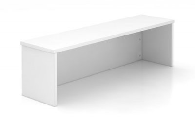 Schreibtischaufsatz System H 120 cm Weiß