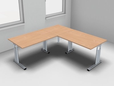 Schreibtischkombination GS1 Buche