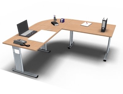 Schreibtischkombination GS15 Buche