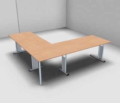 Schreibtischkombination GS9 Buche
