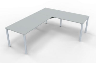 Schreibtischkombination GV1 240x200 cm Lichtgrau