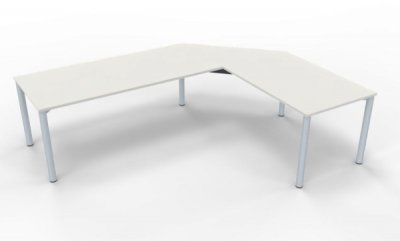 Schreibtischkombination GV2 260x200 cm Weiss