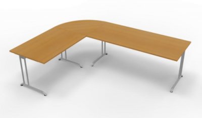 Schreibtischkombination SB2 260x200 cm Buche