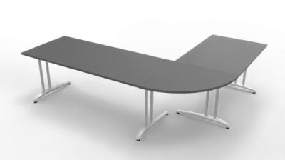 Schreibtischkombination SB2 260x200 cm Grafit