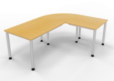 Schreibtischkombination SH2 200x160 cm Buche