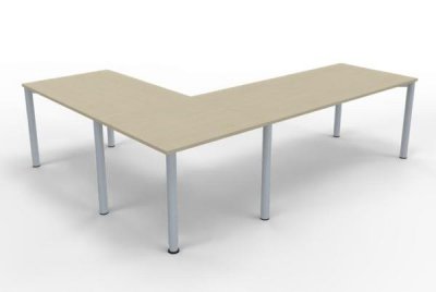Schreibtischkombination VD4 260x200cm Ahorn