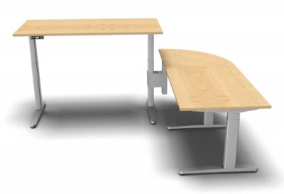 Winkelschreibtisch XBM3 Ahorn