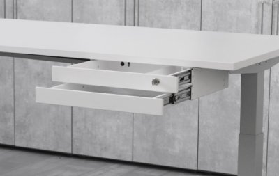 Schreibtischschublade Unterbau 2 Schubfächer