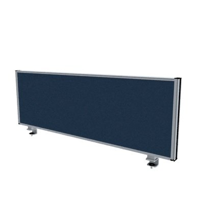 Trennwand pro 40 cm hoch mit Klemmfuß blau