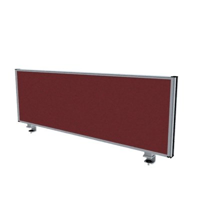 Trennwand pro 40 cm hoch mit Klemmfuß rot