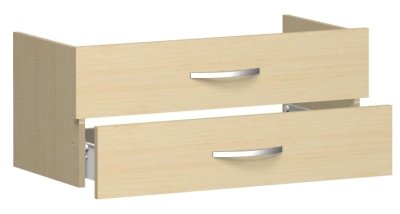 Schubkästen Mega für Regale MAILAND 800 mm breit Ahorn