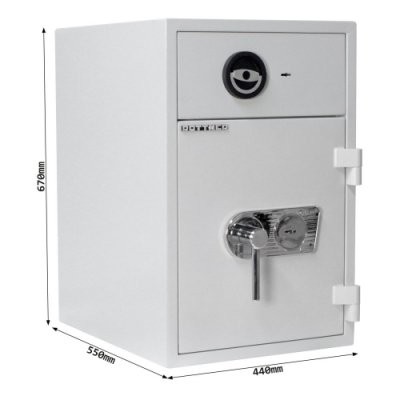 Einwurftresor mit Schublade D1 65 DB/DB