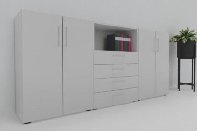 Sideboard 240 cm breit VH14 Lichtgrau