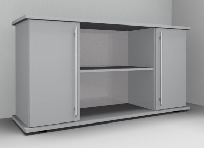 Sideboard Multi mit Türen lichtgrau
