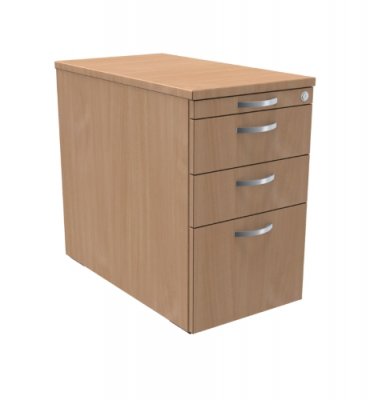 Standcontainer TEN mit Hängeregistratur buche