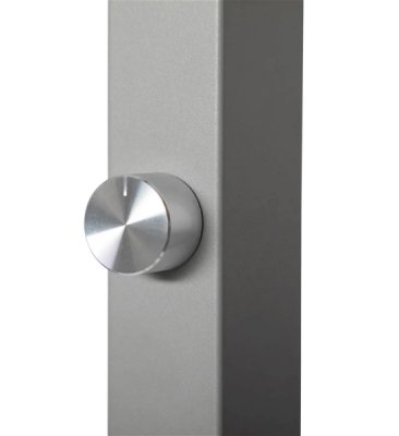 LED-Klemmleuchte MAULjuvis sensor dimmbar silber Bedienung