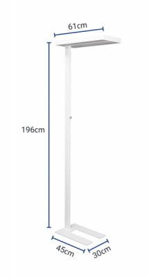 LED-Standleuchte MAULjaval dimmbar weiß