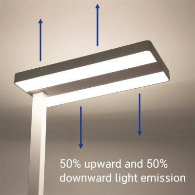 LED-Standleuchte MAULjaval dimmbar weiß Leuchtenkopf