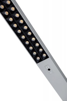 LED-Standleuchte MAULsirius colour vario sensor - silber Leuchtenkopf