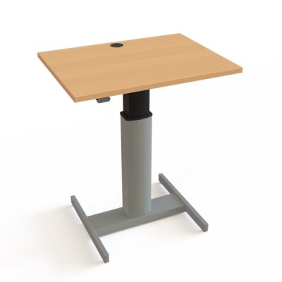 Steh-Sitz-Tisch CSC 80x60 cm Buche