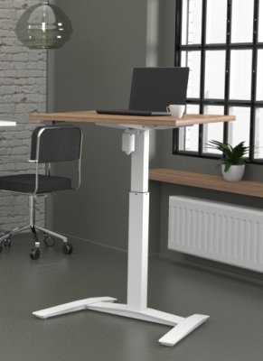 Steh-Sitz-Tisch Beistelltisch 80x60 cm Tisch CSW